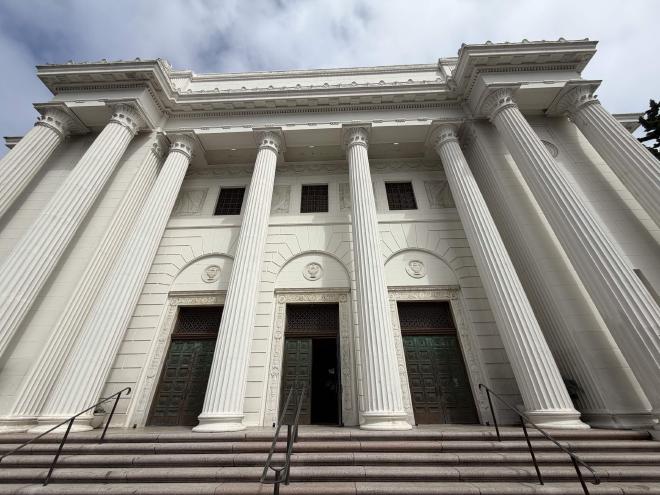 The facade of the Internet Archive