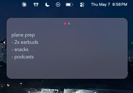 noat on macOS
