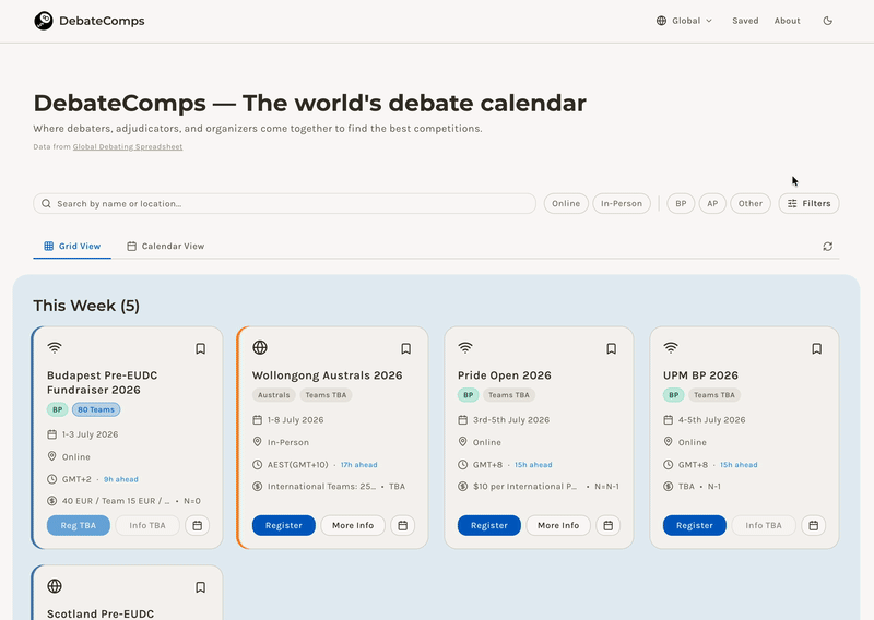 DebateComps preview
